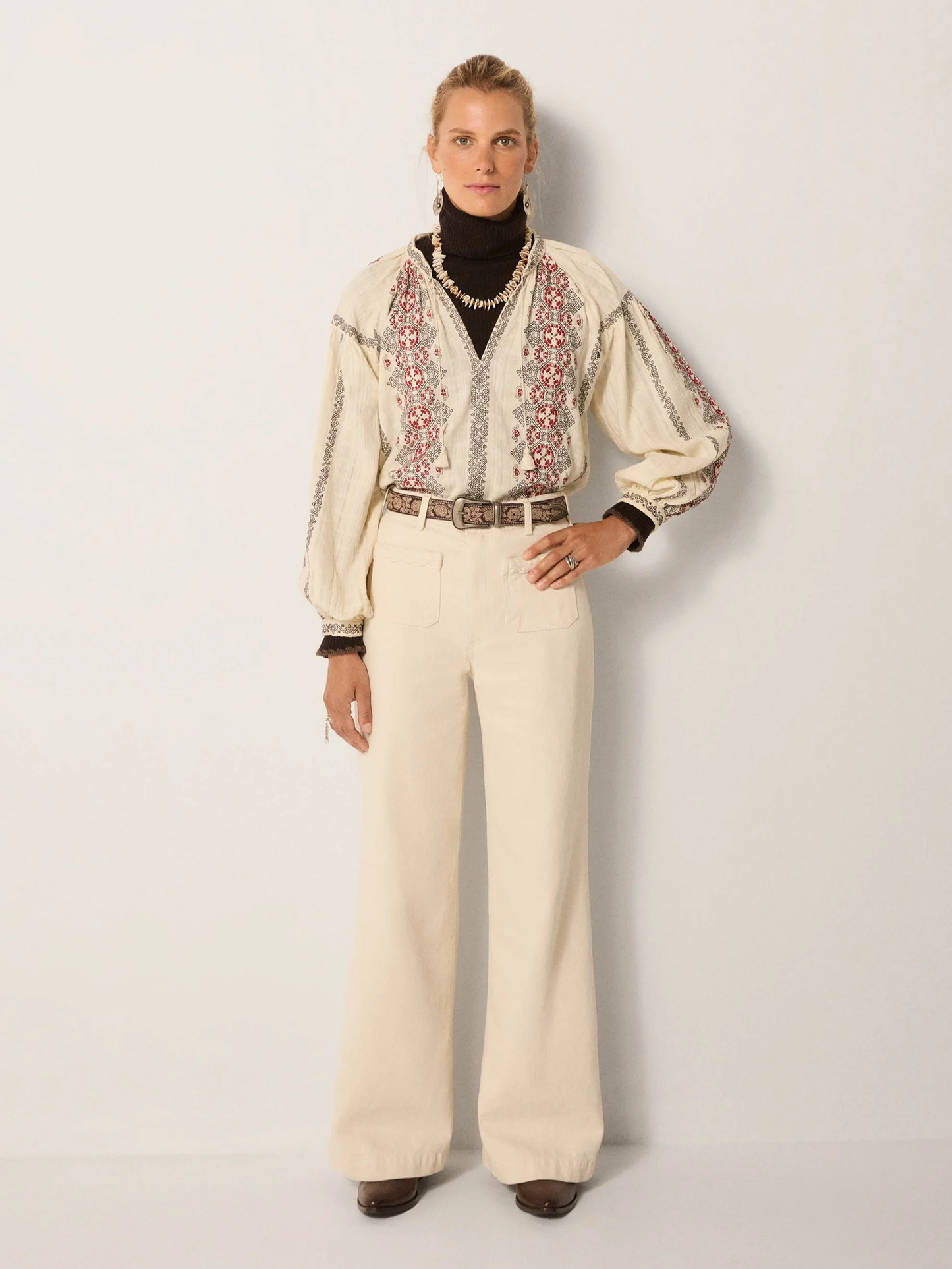 Maison Hotel Danubio Virginia Blouse Ecru