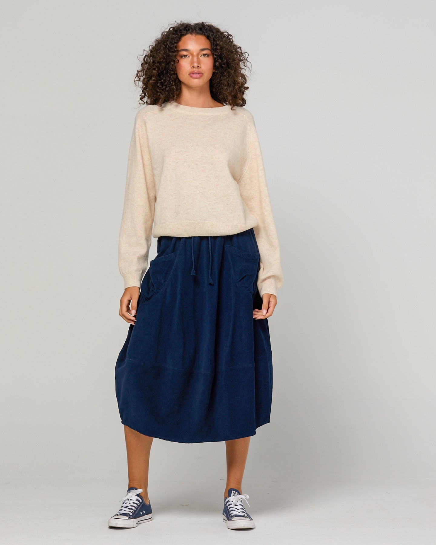 Boom Shankar chord guru skirt (Olive Green Midnight Blue or Merlot)