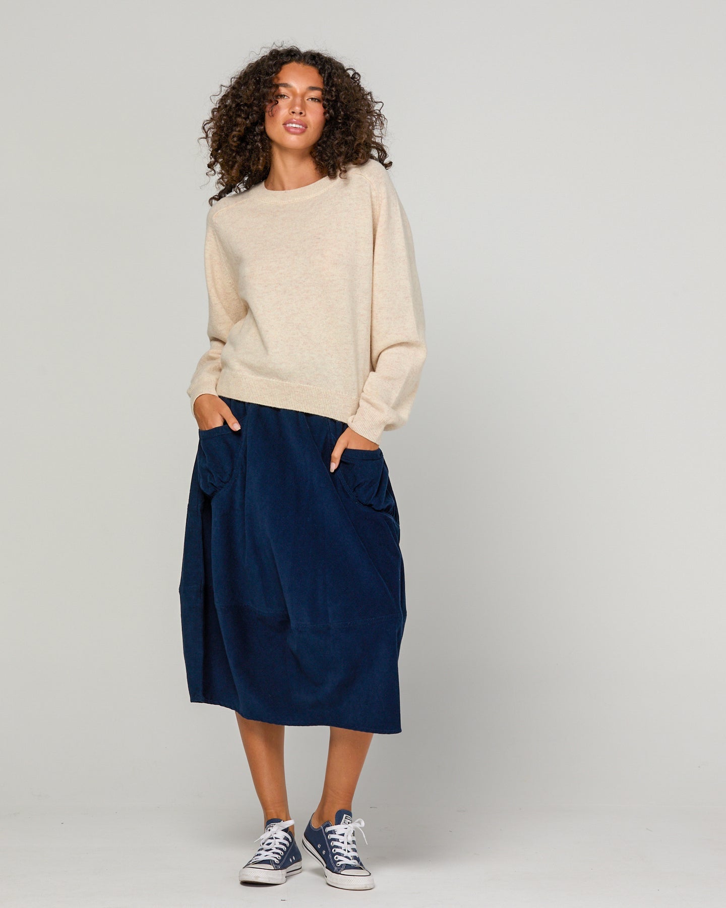 Boom Shankar chord guru skirt (Olive Green Midnight Blue or Merlot)