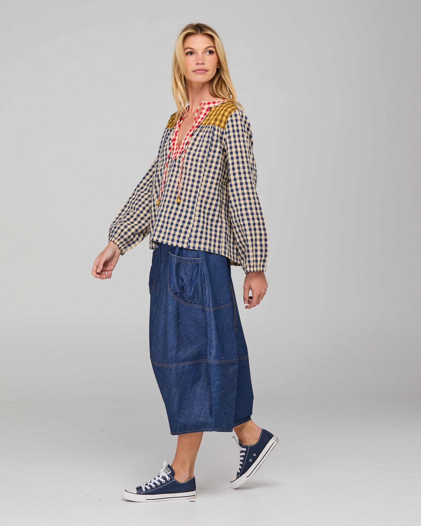 Boom Shankar Guru Skirt Dark Denim