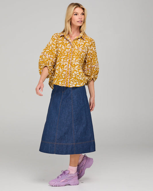 Boom Shankar Pari Shirt Izumi Mustard