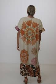 La Sofia Florence shimmer dress leopard lady ￼