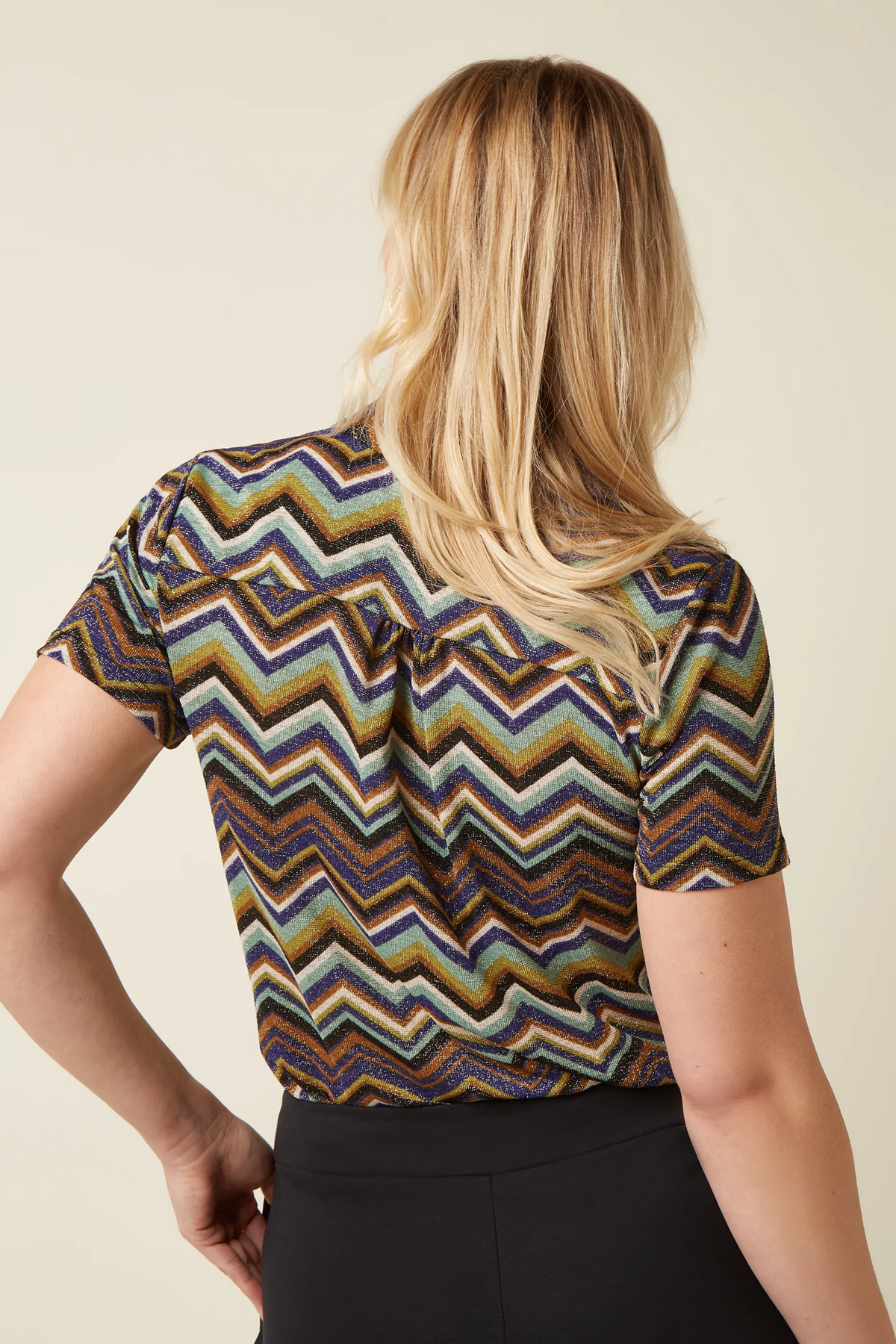 King Louie Maisie Blouse Shio - Strong Blue