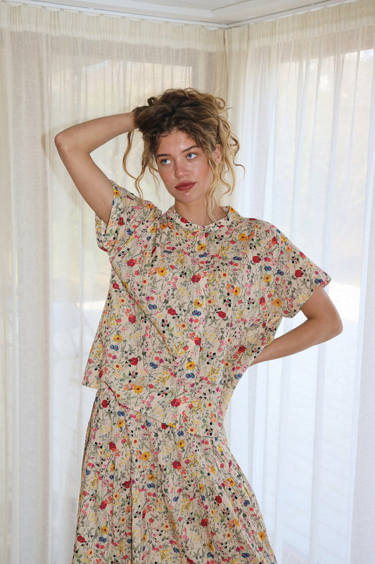Lolly's Laundry Mya Shirt Flower Print