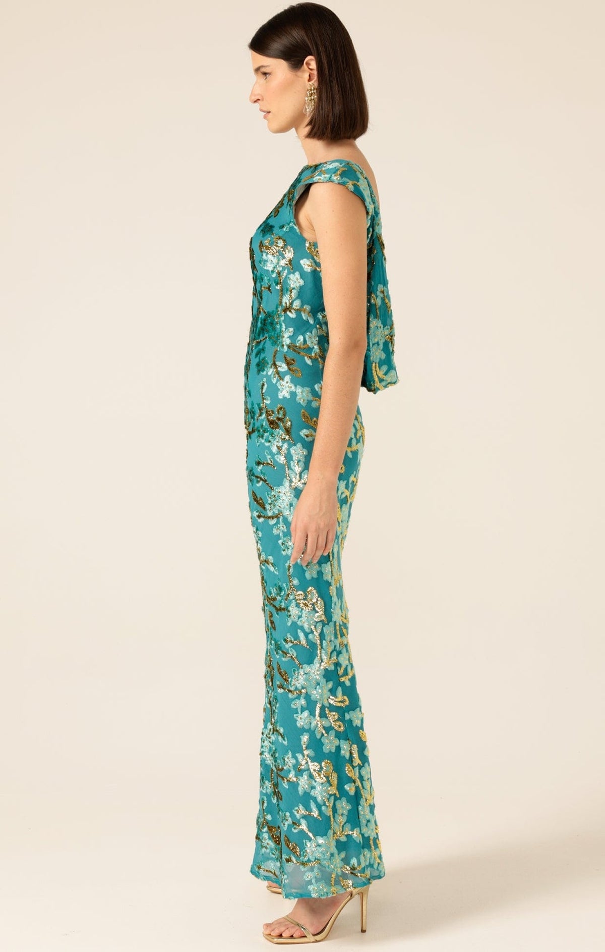 Sacha Drake Heavenly Heights Maxi Dress - Turquoise Gold