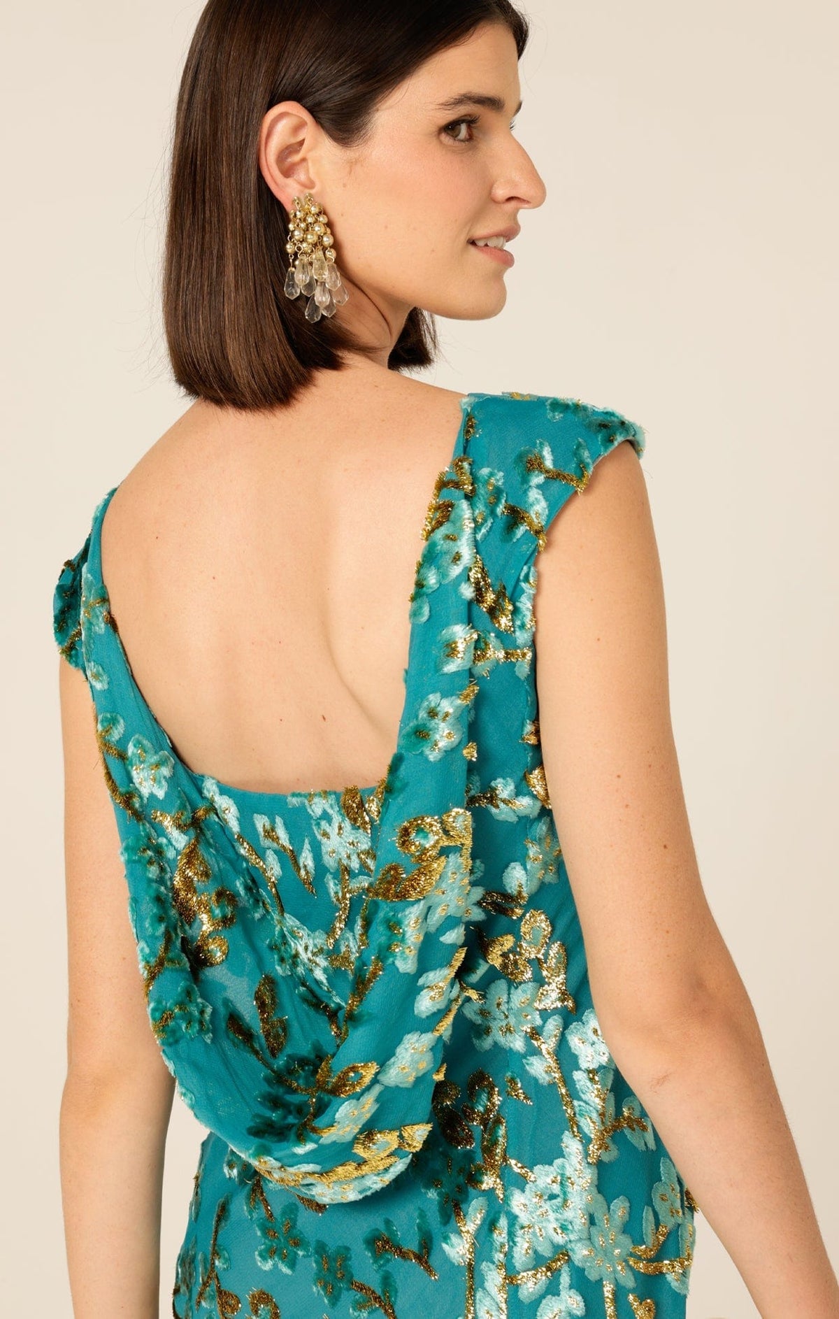 Sacha Drake Heavenly Heights Maxi Dress - Turquoise Gold