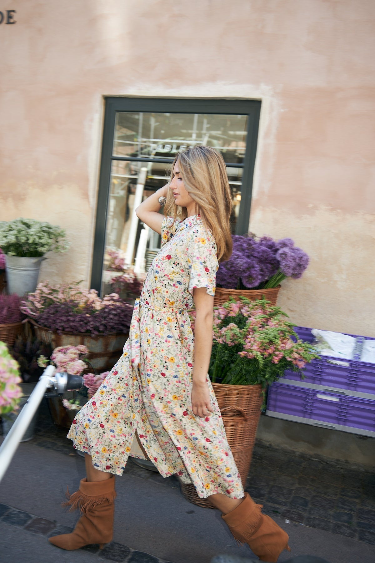 Lolly's Laundry Blake Midi Dress Flower Print