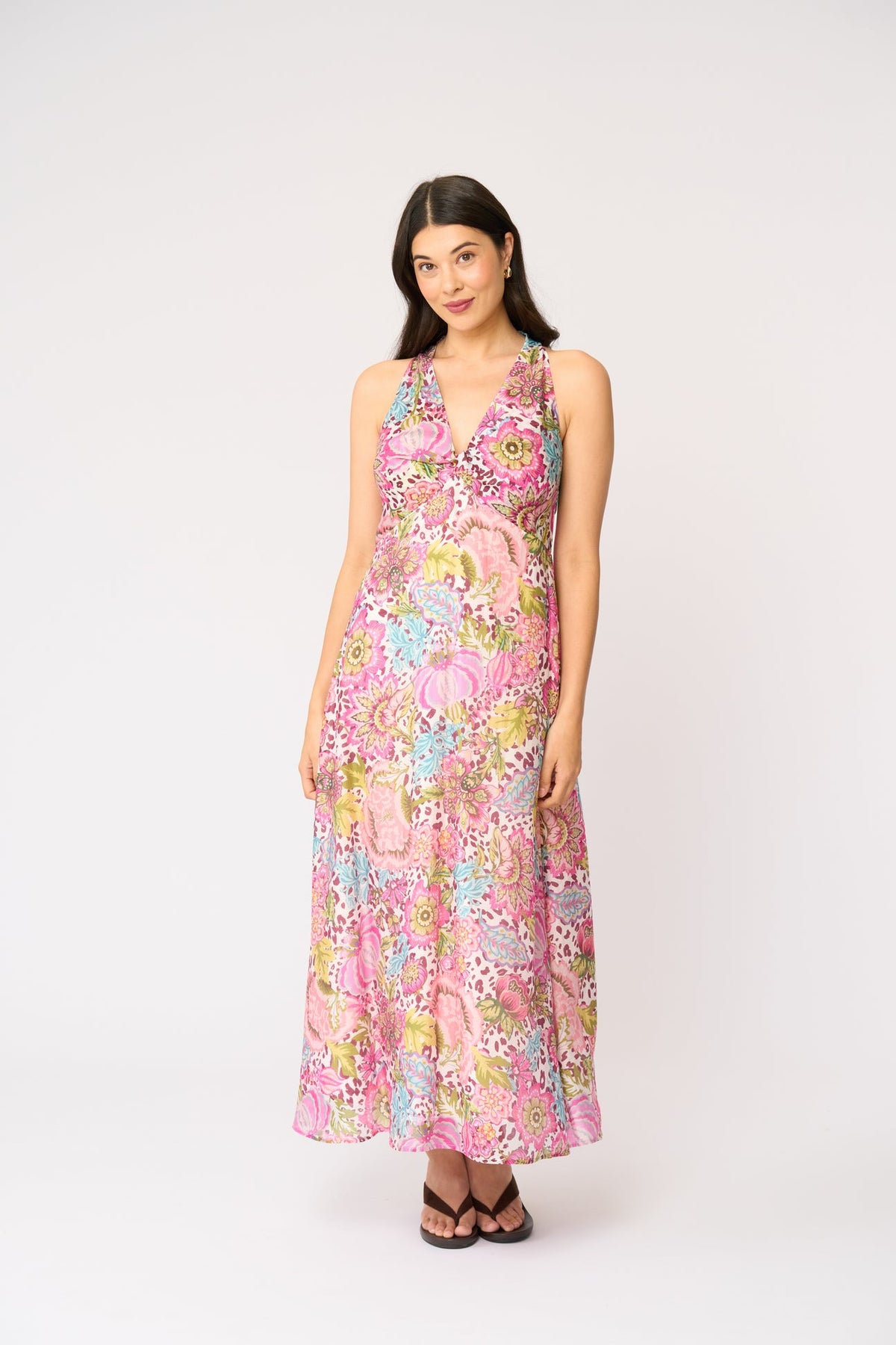 Foil Halter Ego Dress Bohemia