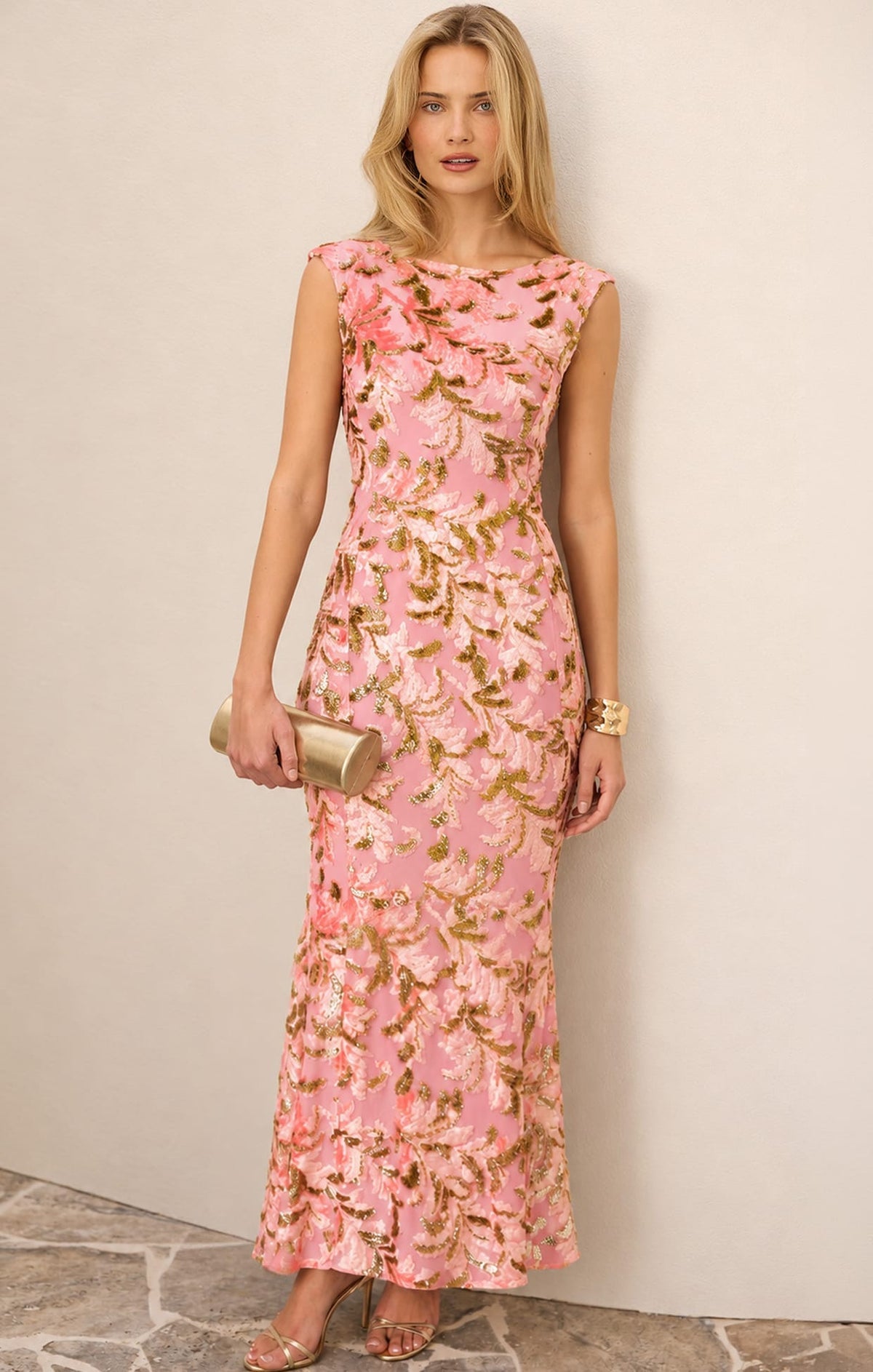 Sacha Drake Heavenly Heights Maxi ~ Pink Gold