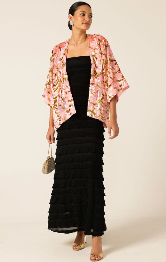 Sacha Drake Blossom Kimono ~ Pink Gold