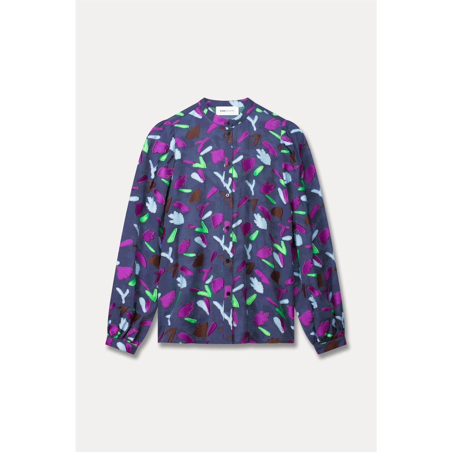 POM Featherfest Blue Blouse