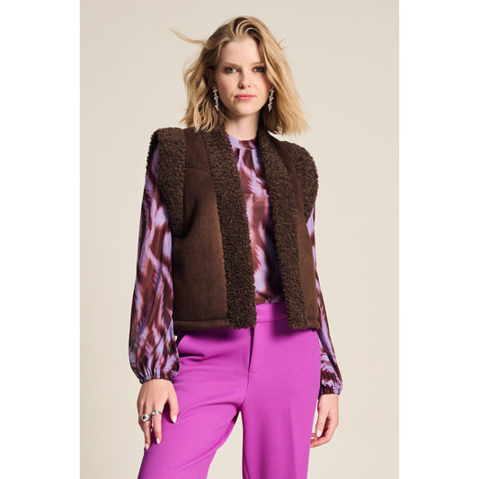 POM Lammy Brown Vest