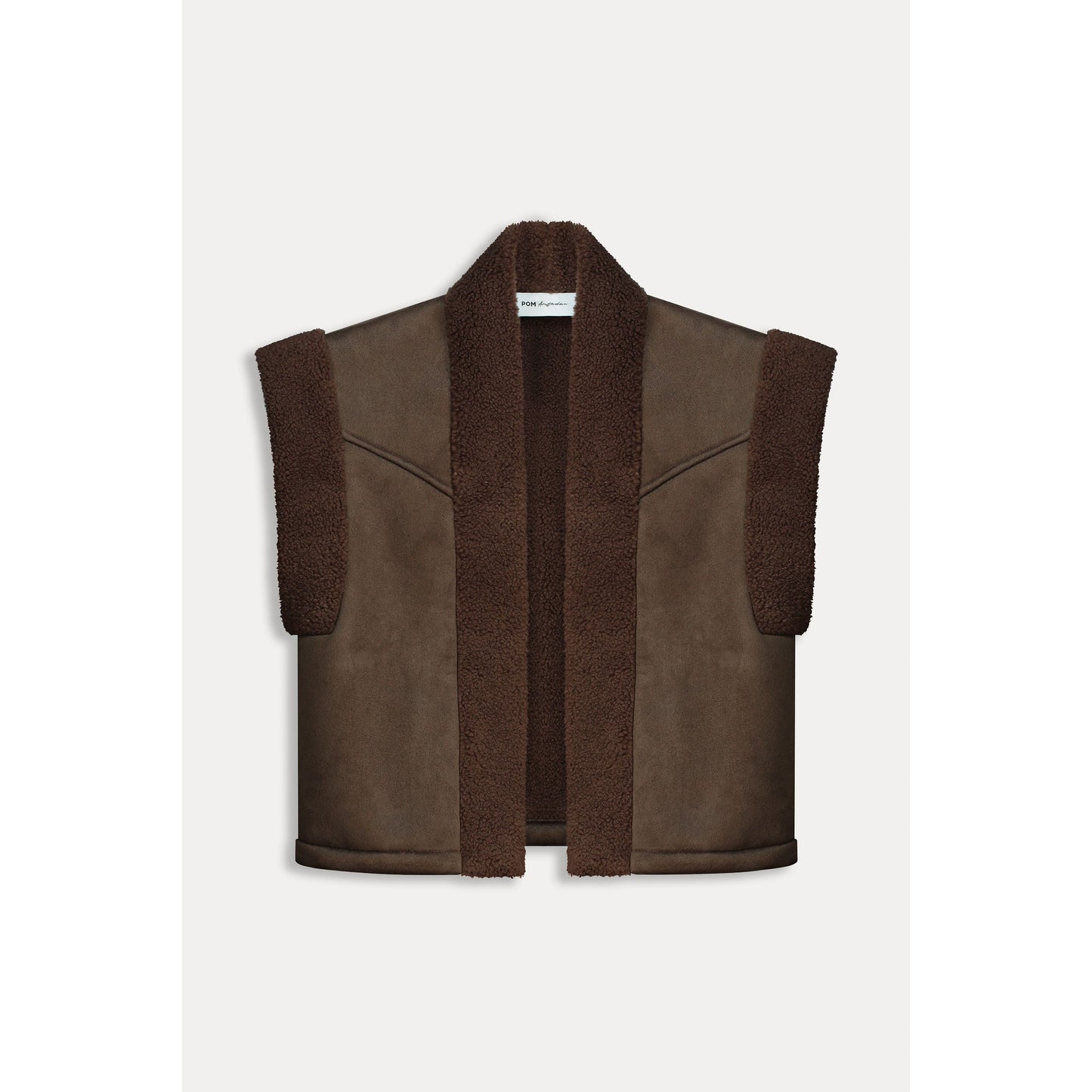 POM Lammy Brown Vest