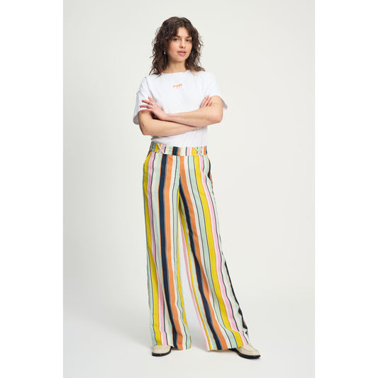 POM Pants Paradise Stripes Linen