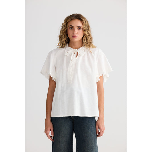 Talisman Cherri Top Off White