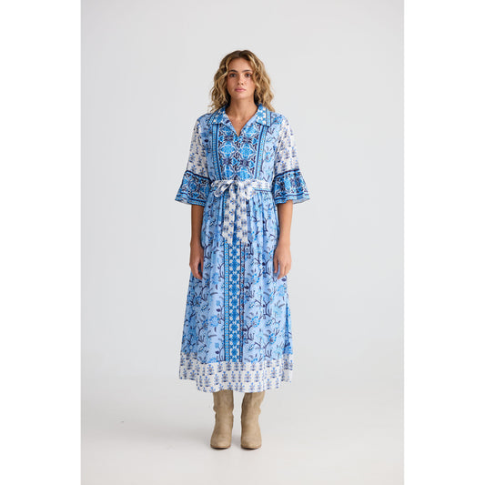 Talisman Jardin Dress Blueberry Fields