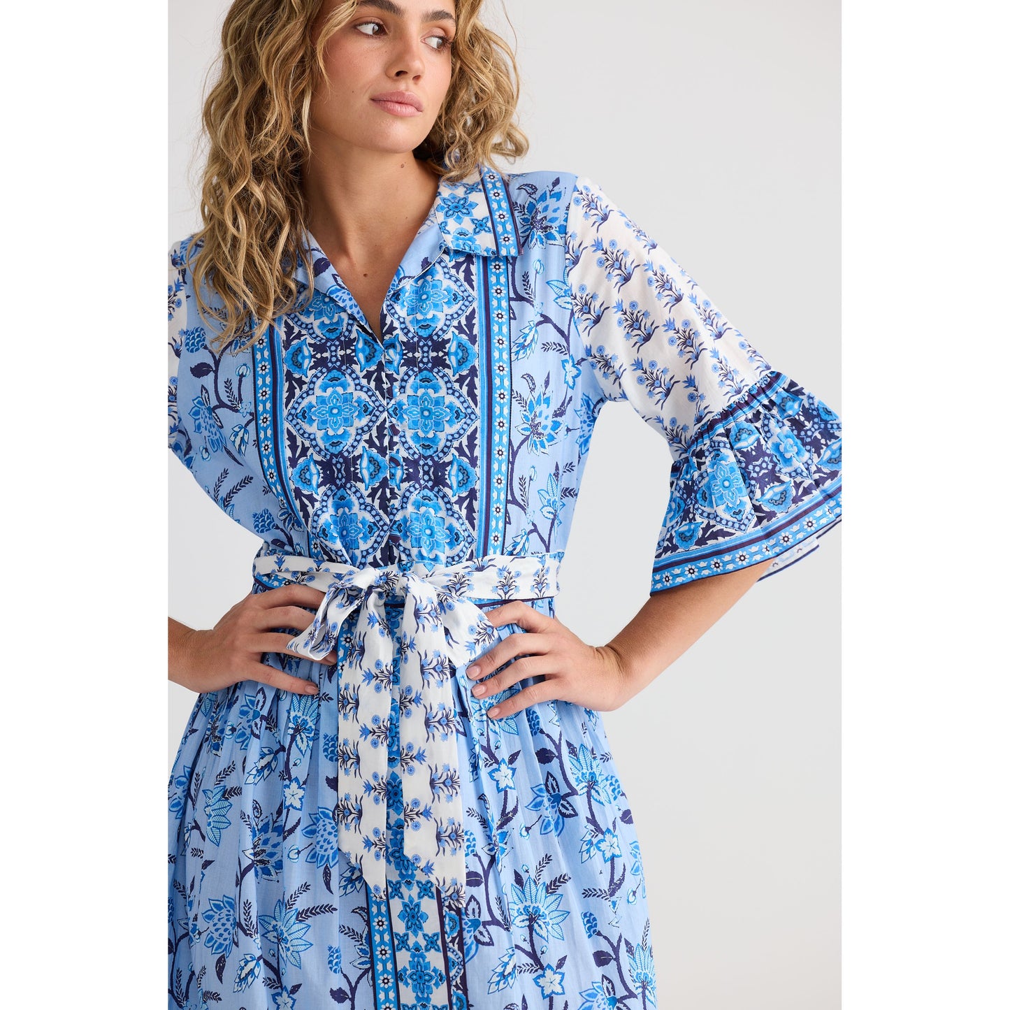 Talisman Jardin Dress Blueberry Fields