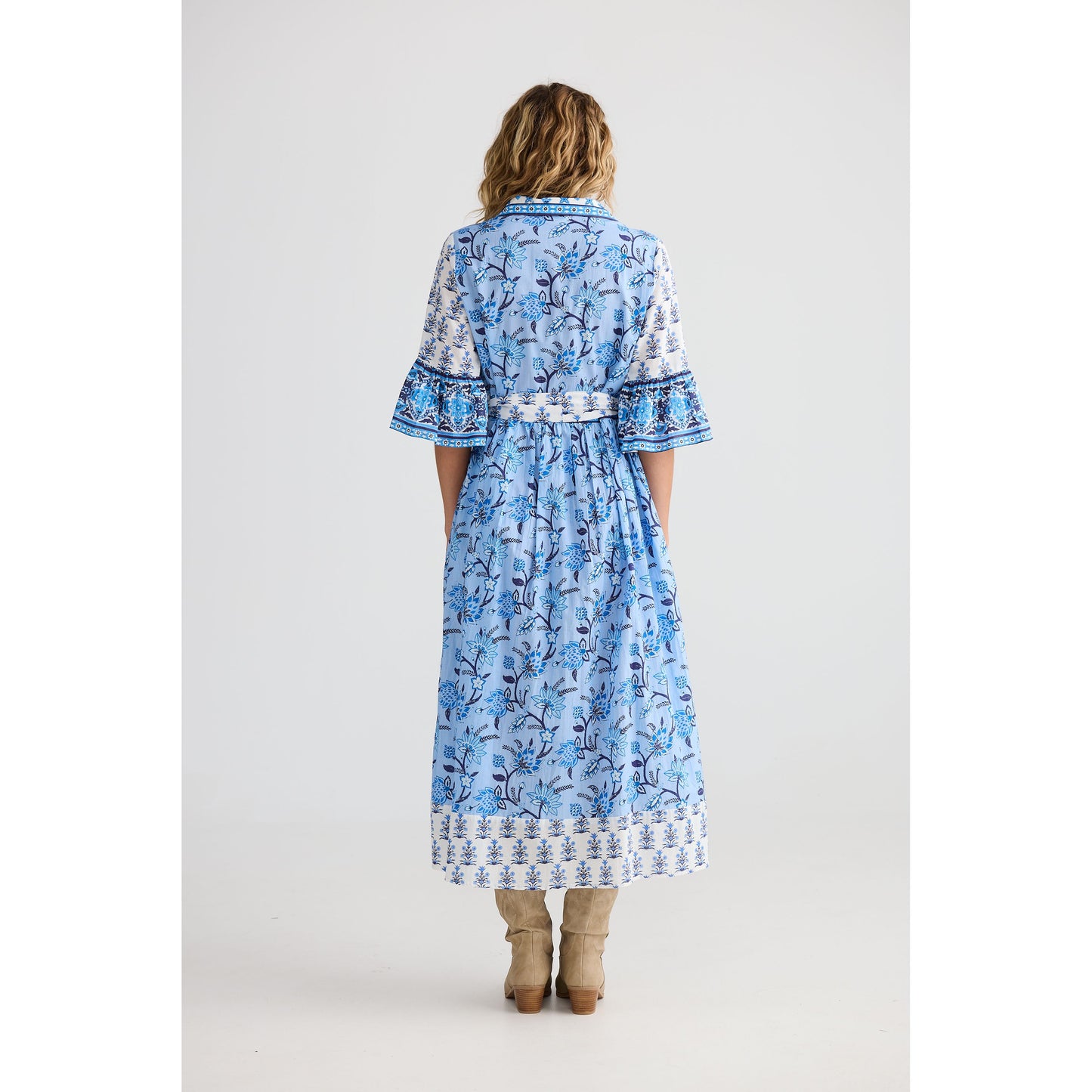 Talisman Jardin Dress Blueberry Fields