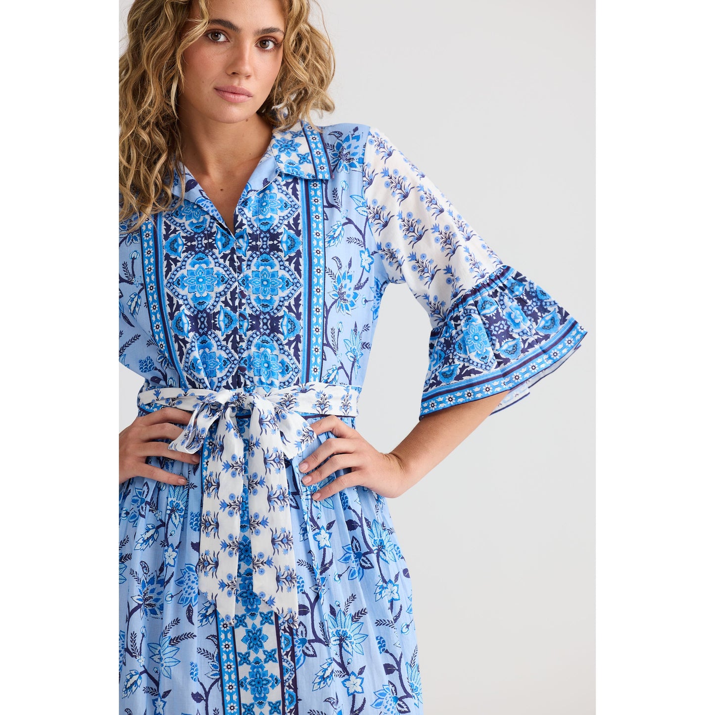 Talisman Jardin Dress Blueberry Fields