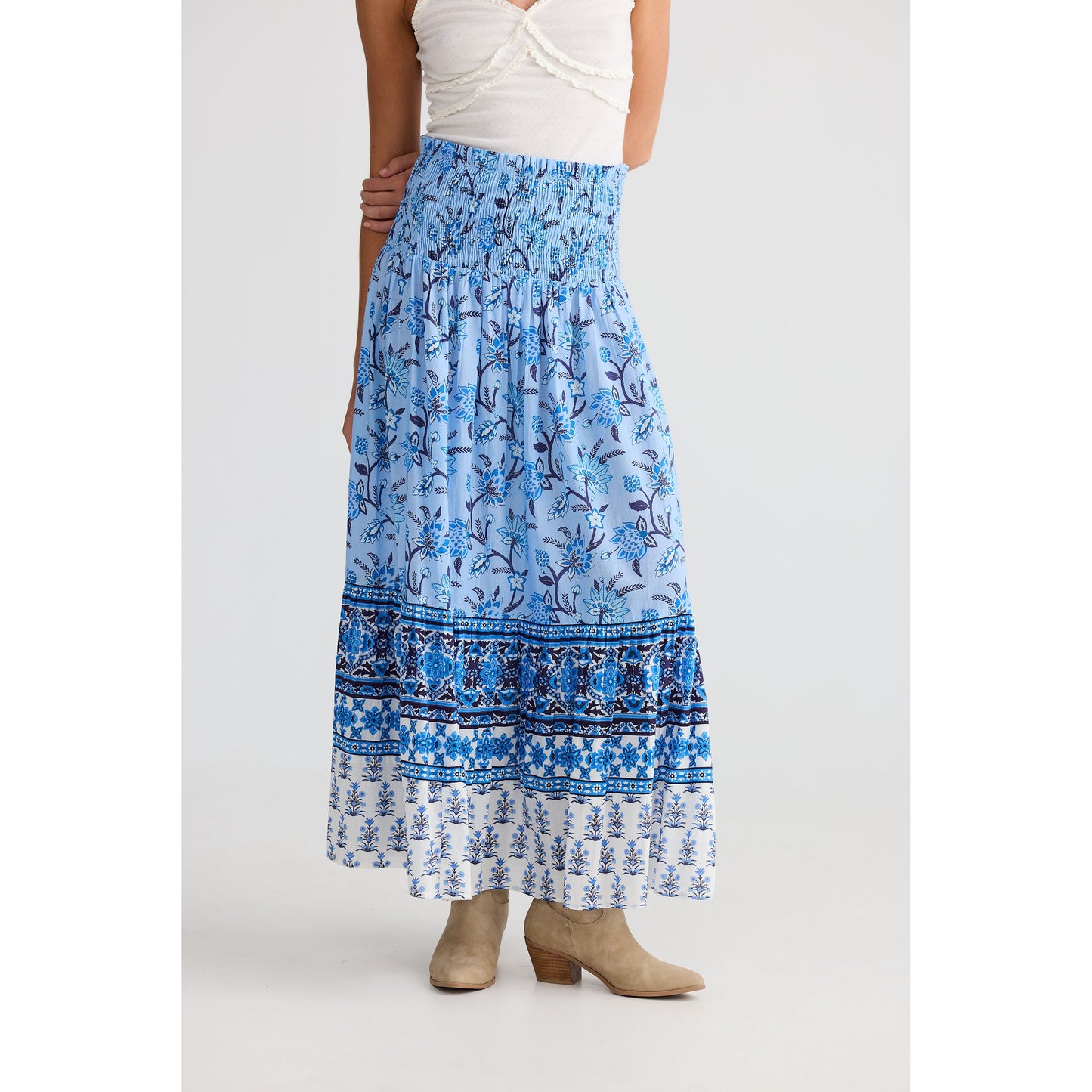 Talisman Sangria Skirt Blueberry Fields