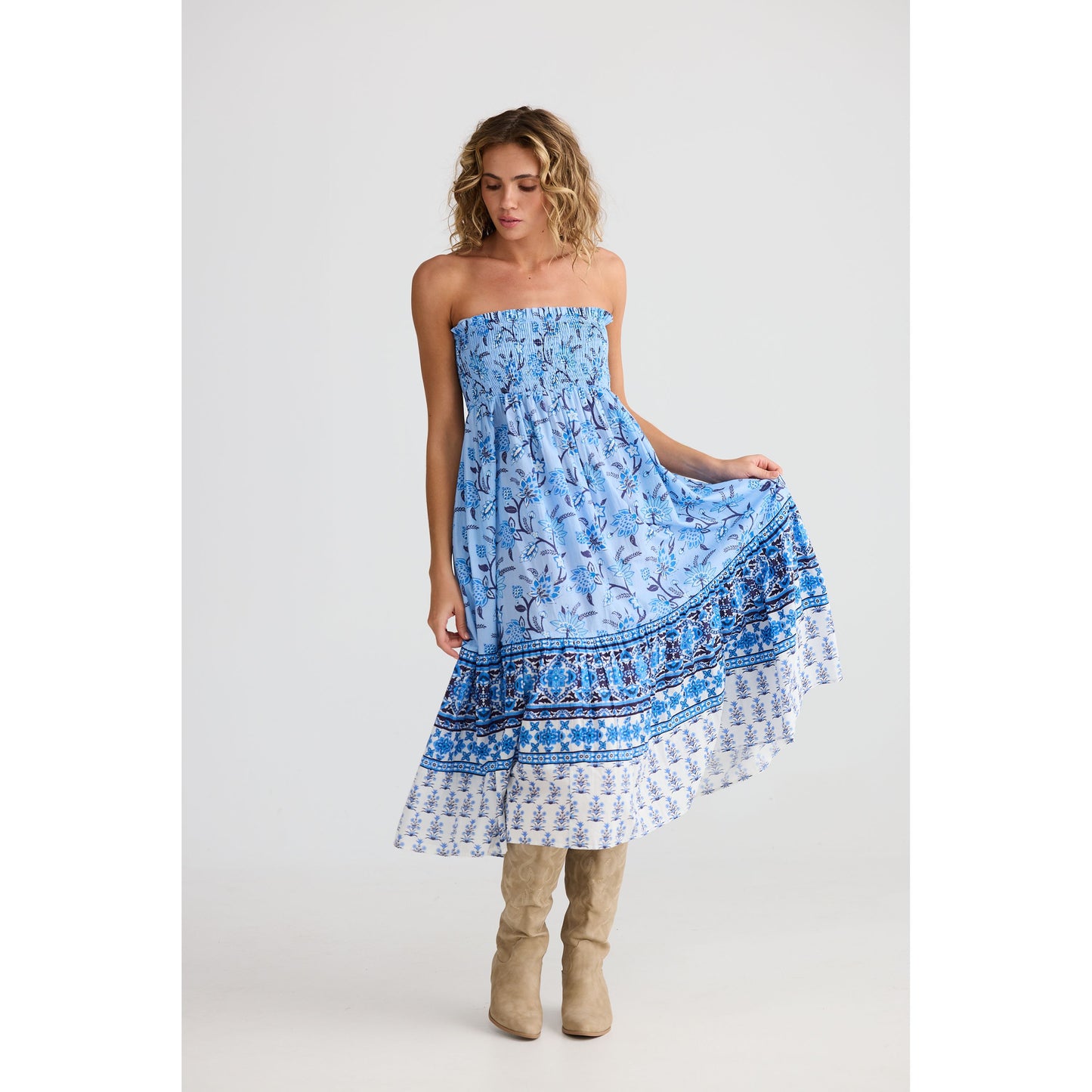 Talisman Sangria Skirt Blueberry Fields