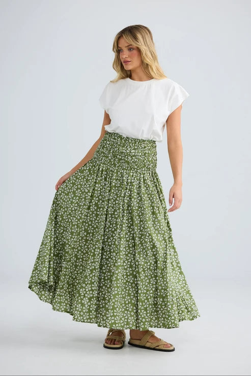 Talisman Balmoral Skirt Sage Petal