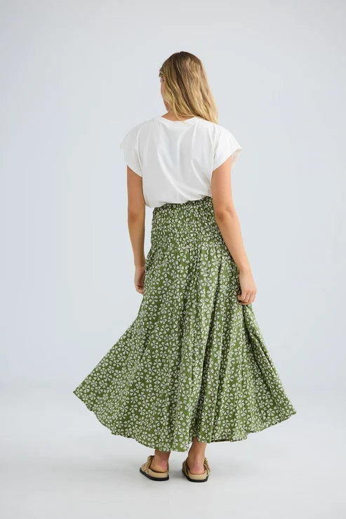 Talisman Balmoral Skirt Sage Petal