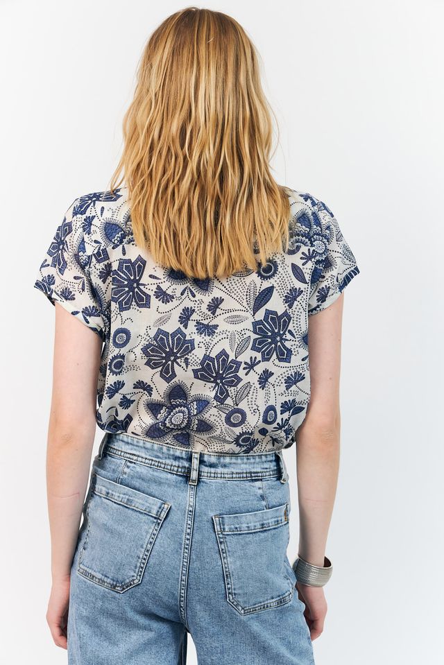 Lolly's Laundry Heather Blouse - Blue