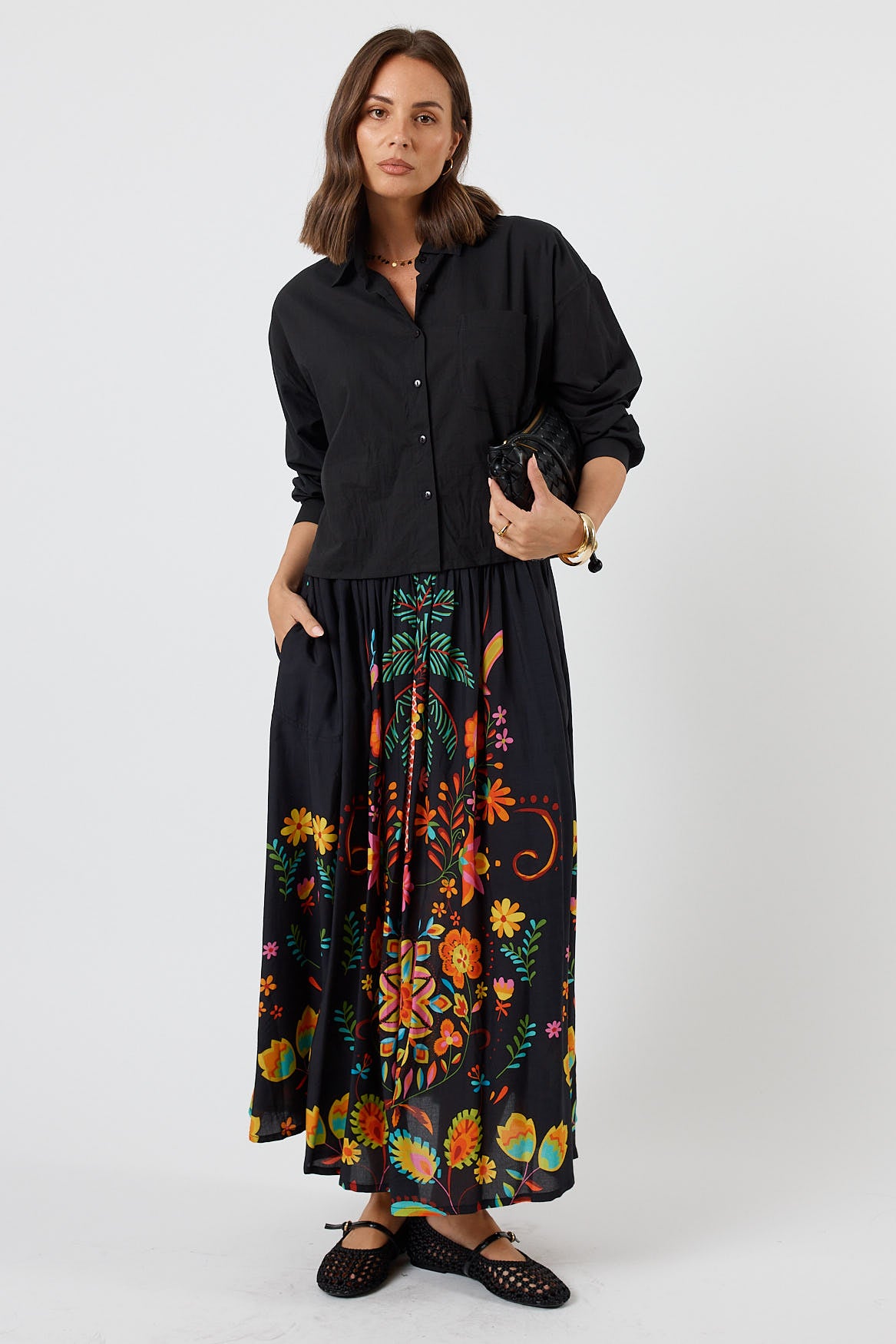 Lula Life Ingrid Skirt Print