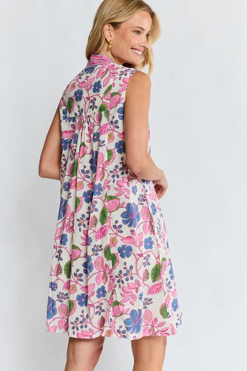 Lula Life Marias Sleeveless Dress Multi