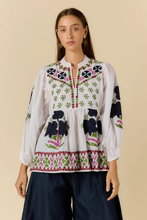 Rubyyaya Alcaraz Shirt White