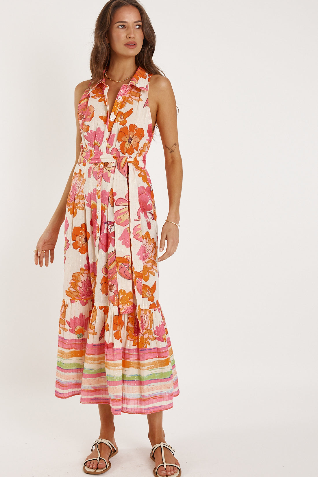 Rubyyaya Sunrise Maxi Pink