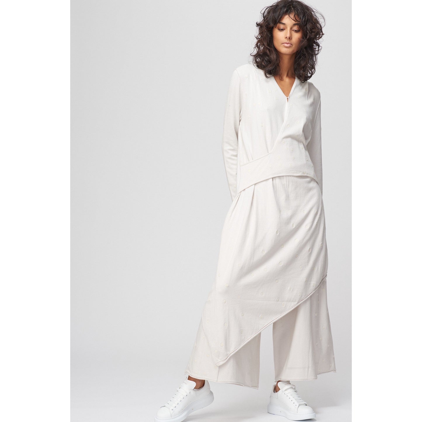 Banana Blue White Tunic Dress