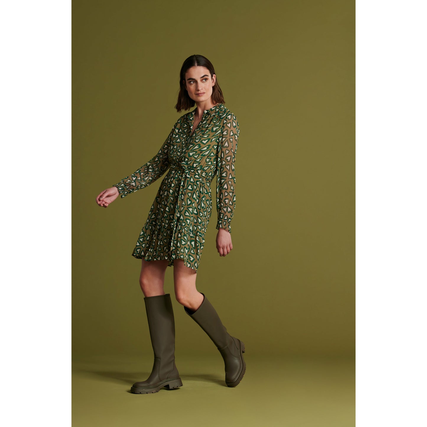 POM SARA HEARTBEAT DRESS
