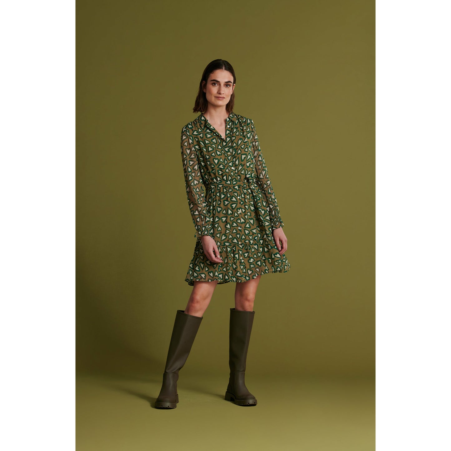 POM SARA HEARTBEAT DRESS