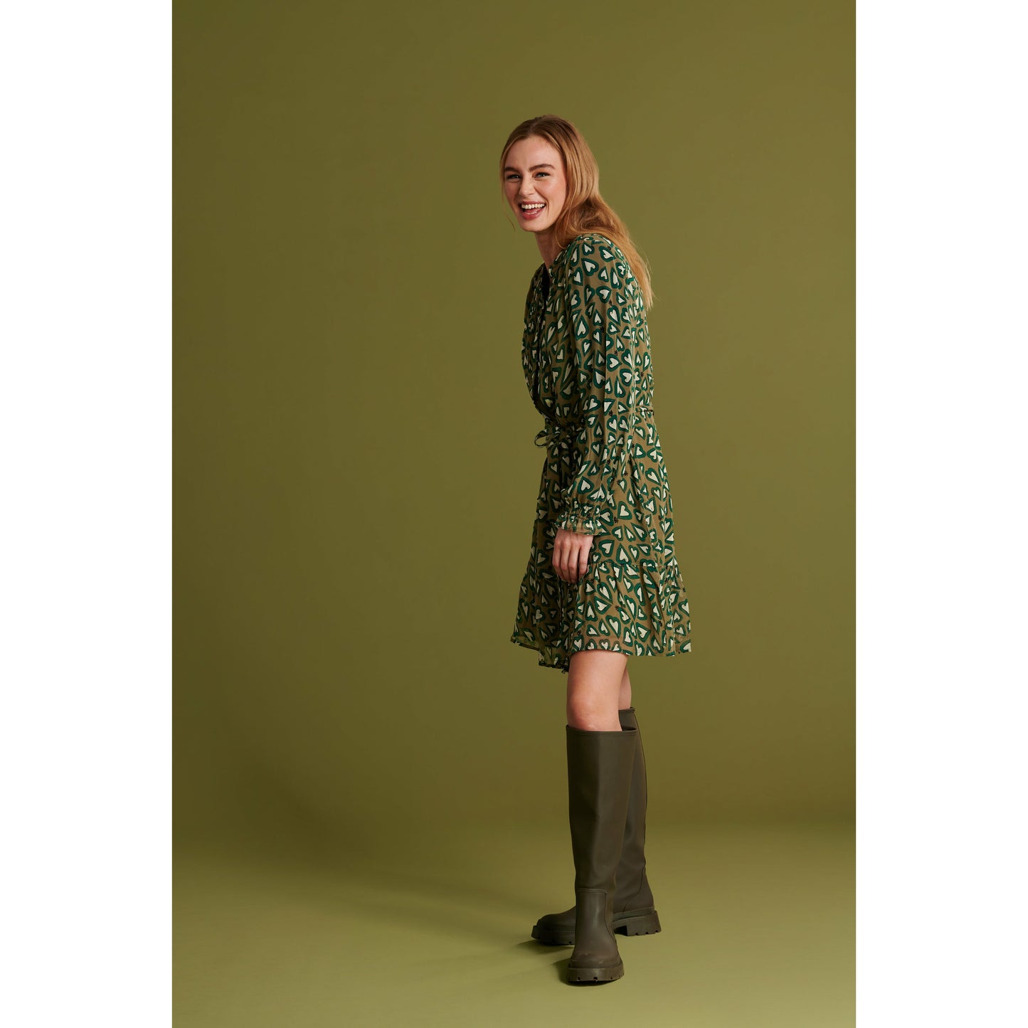 POM SARA HEARTBEAT DRESS