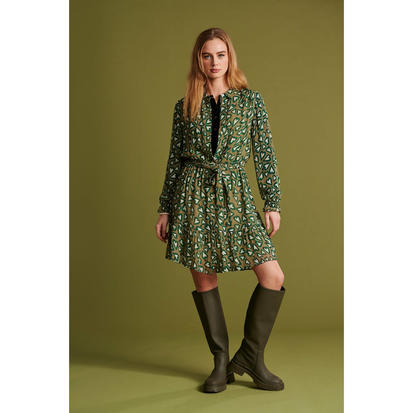 POM SARA HEARTBEAT DRESS