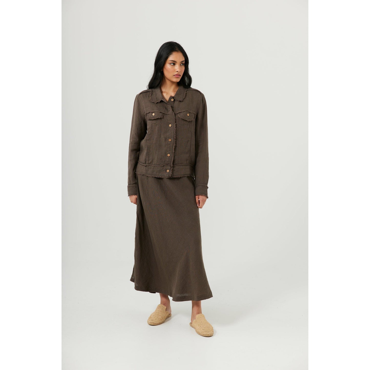 Brave & True Monza Jacket Chocolate