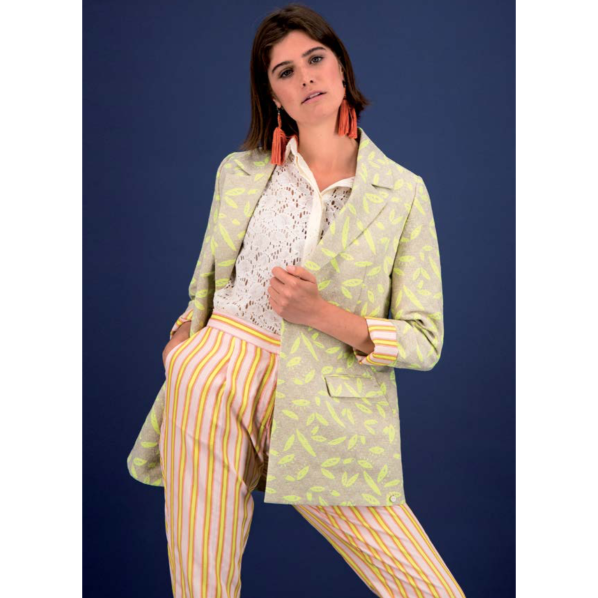 POM CANDY STRIPE PANTS