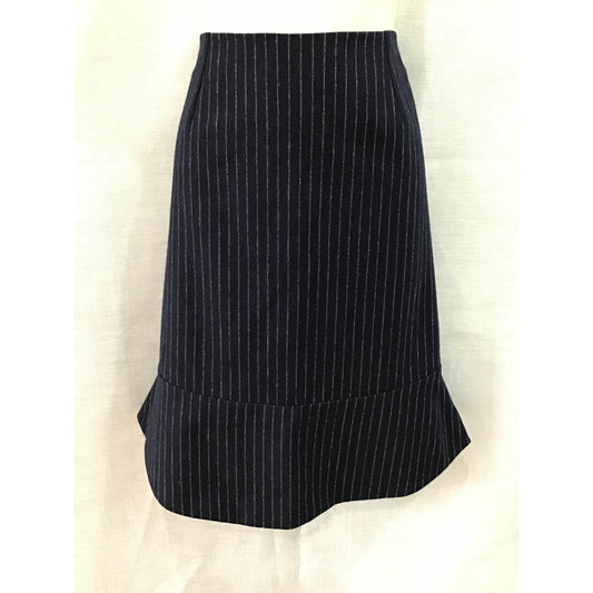 Noa Noa Pinstripe Wool Skirt 1-6588-1