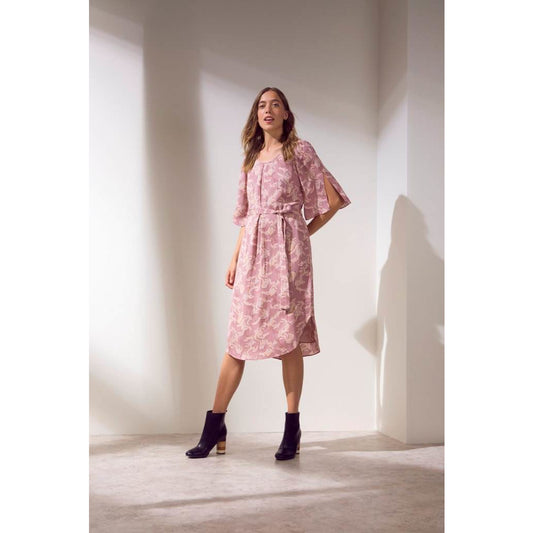 NOA NOA VISCOSE CREPE PINK PRINT